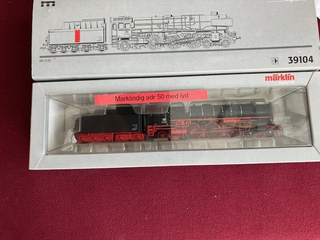 Märklin 39104 Br 01.10 Damplok. Digital Med Lyd H0..