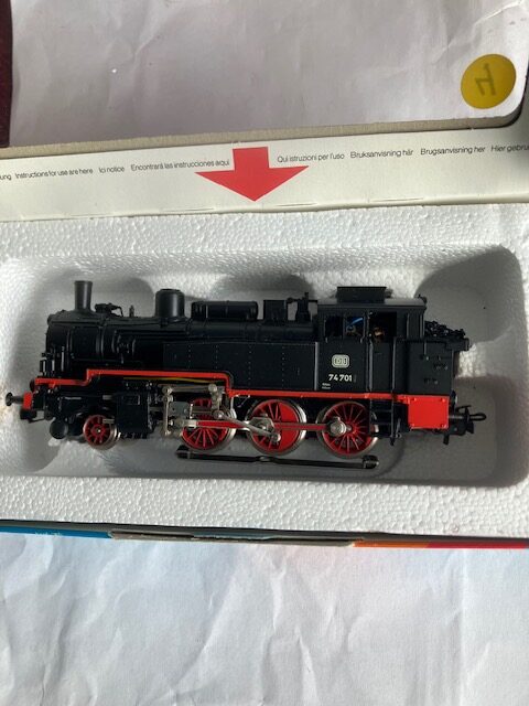 Märklin 3095 DB Br 74 701 Digital adr 4. Helt Som ny Fra samling. H0