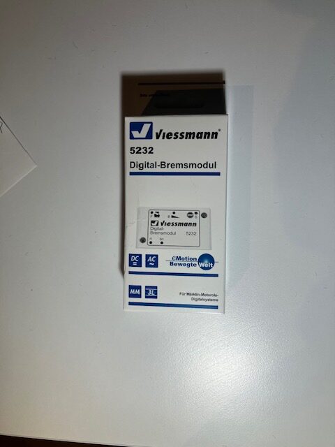 Viessmann 5232 Digital Bremsemodul AC DC Til togbanen.