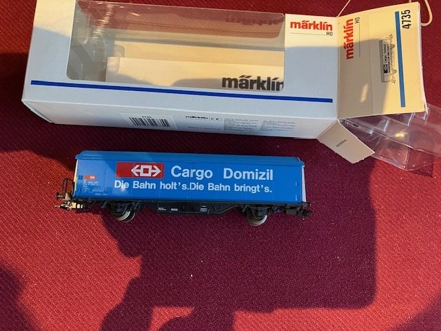 Märklin 4735 Cargo Domizil SBB CFF Som ny fra Samling. H0