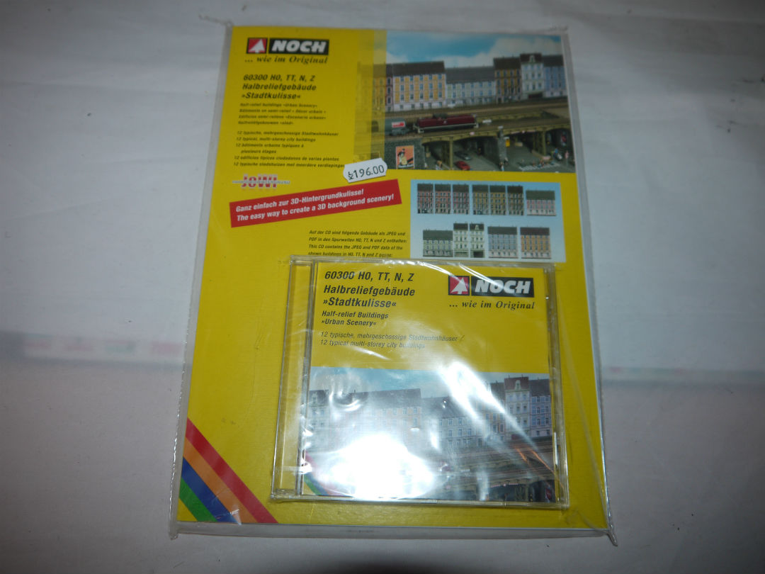 NOCH 60300 Kulisser til Print på CD Bybilleder H0 TT N Z..