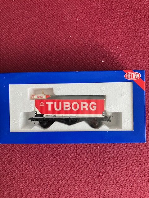 Heljan 4209 DSB Tuborg m hat  Zb 99 630 Som ny fra Samling H0.