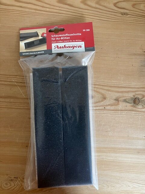 Auhagen Skumgummi til Au Box 2 stk  200x45x30 Ny.
