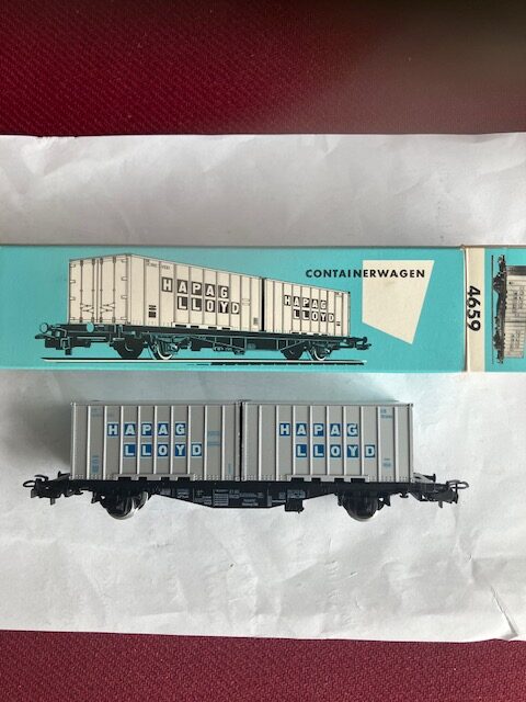 Märklin 4659 Hapag LLoyd . DB Hamburg Syd H0 Som ny fra Samling..