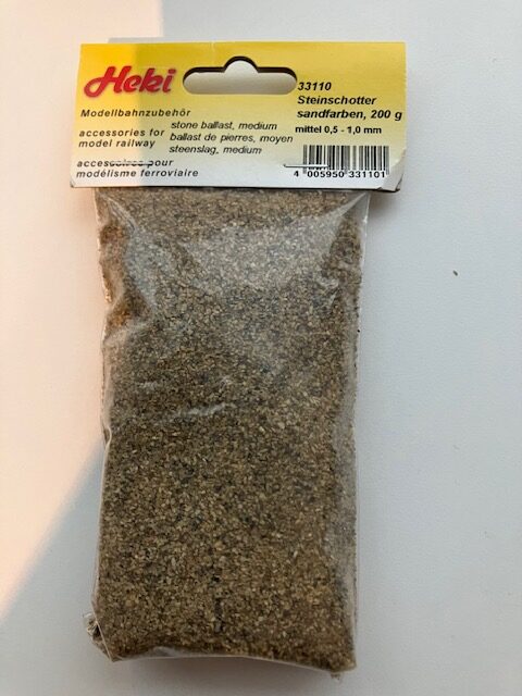 HEKI 33110 Ballast Sandfarvet 0,5-1 mm 200 g NYT.