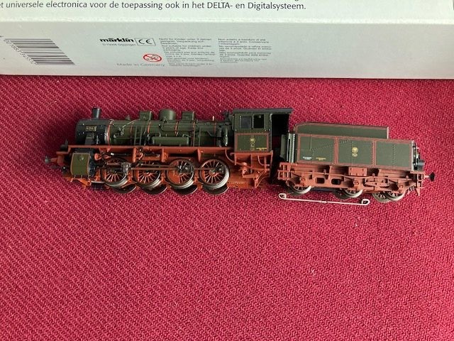 Märklin 34551 G 8 1 KPEV Damp lok Digital adr 54 delta. Let Brugt.