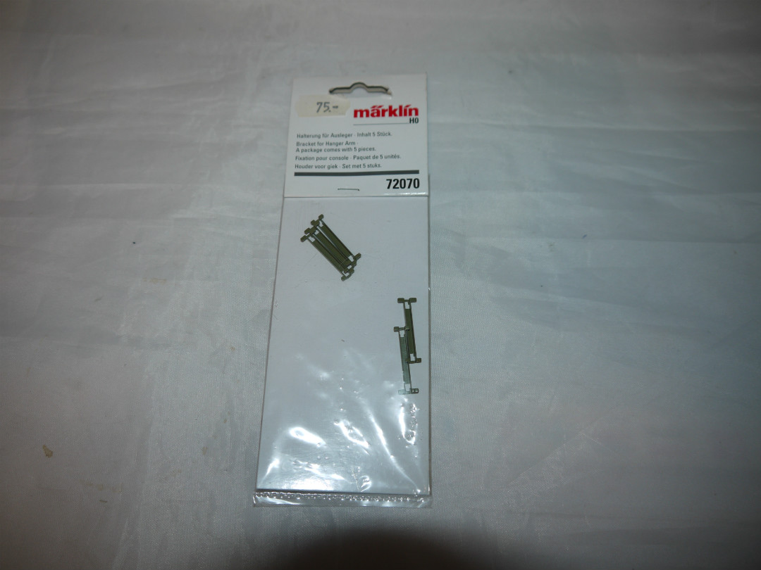 Märklin 72070 Holder til udligger arm Se beskrivelse H0 Nyt 5 stk