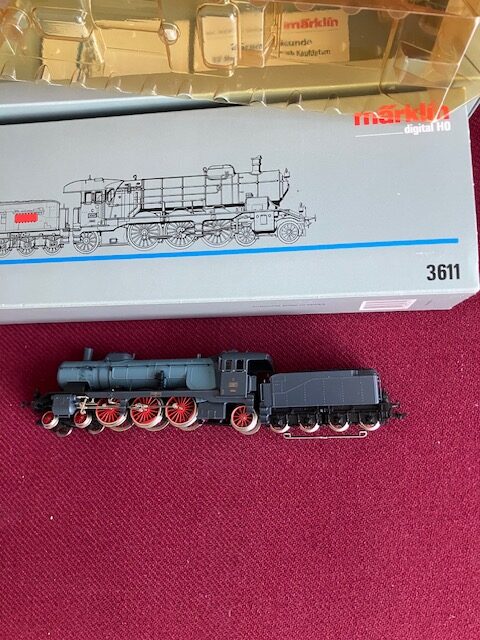 Märklin 3611 C 2007 Wurtenberg Digital adr 2. Som ny fra Samling Kun testkørt. H0.