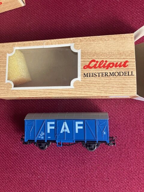 Liliput 235 02 FAF DSB Gklm Godsvogn Let Brugt H0..