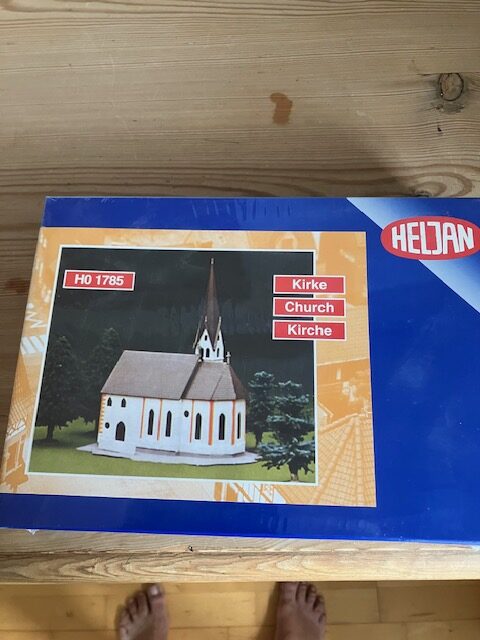 Heljan 1785 Kirke byggesæt H0 Nyt 16,5x12x19 cm