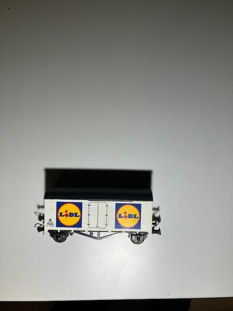 Måske Togdillen Lidl Godsvogn Let Brugt H0.