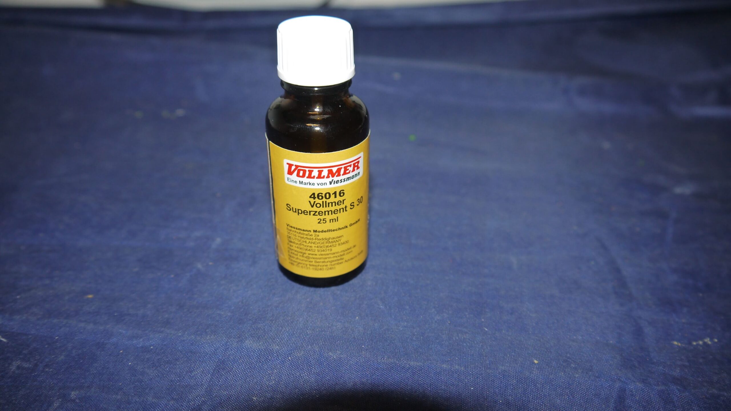 Vollmer Super lim 46016 Til Bygninger, Flaske m pensel . S 30 25 ml. Nyt