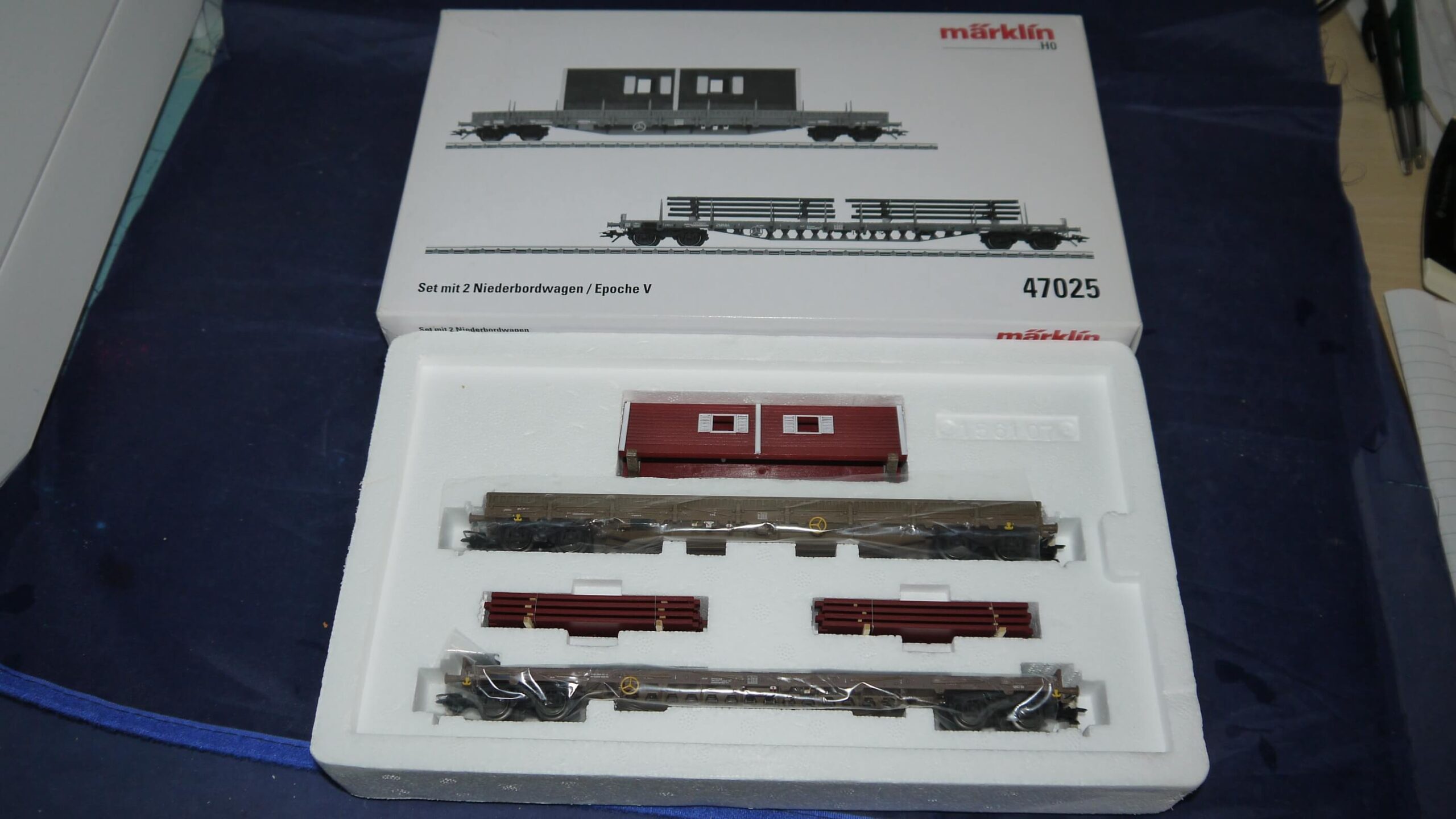 Märklin 47025 DSB Vognsæt Med Byggesæt H0 Let brugt