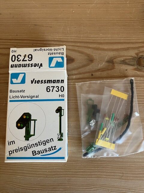 Viessmann 6730 Nyt Forsignal Byggesæt H0.Vejl 116 Kr
