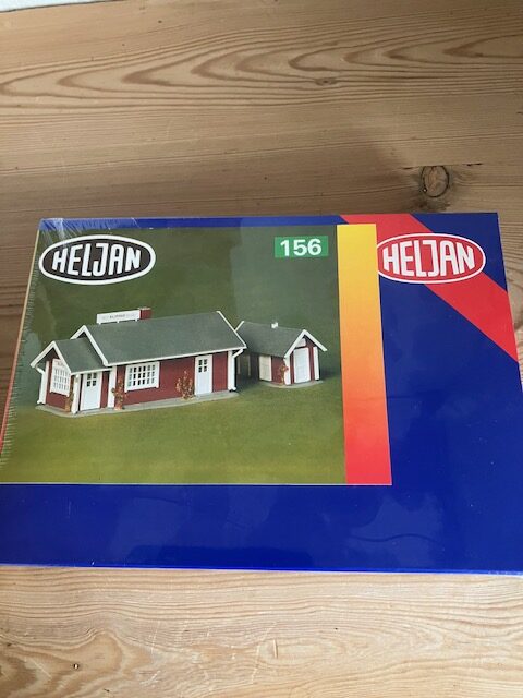Heljan 156 Station "Klippan" H0 Nyt Byggesæt 16,5x7,5x 6,5 cm