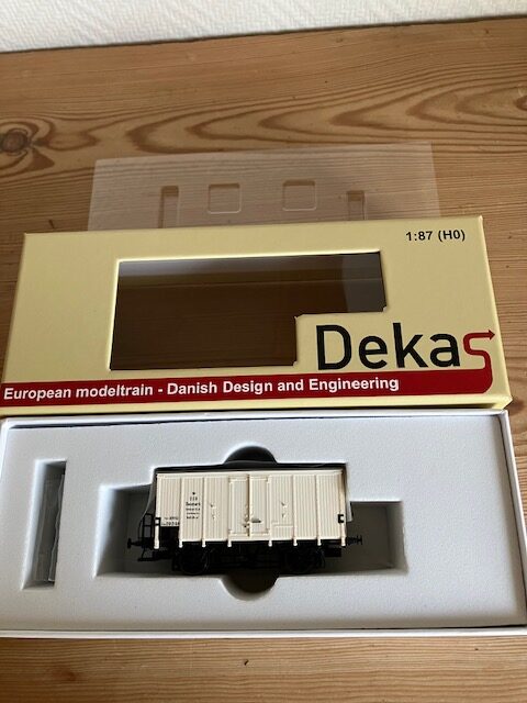 Dekas 872123 lille Kølevogn DSB IVM 20 256 Ca 1952-60 Ny . vejl 399 kr