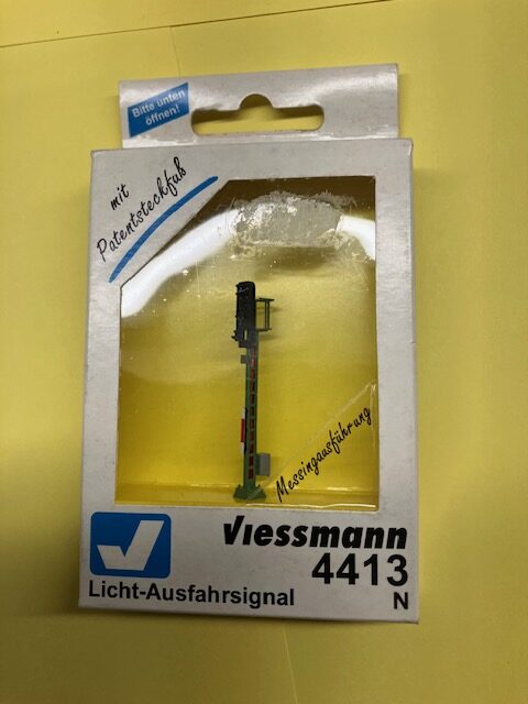 Viessmann 4413 Udkørselssignal  Spor N 14-16 volt Ny i org Æske