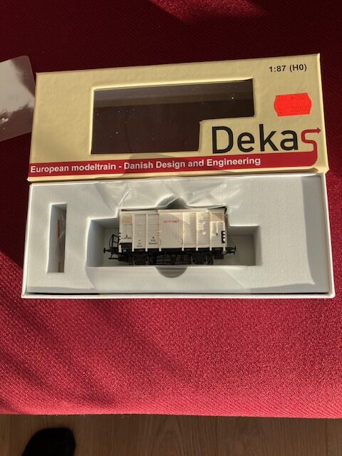 DEKAS 872119 DSB IVO 20 060 Ostevogn ca 1956-65 NY. H0 vejl 369 kr