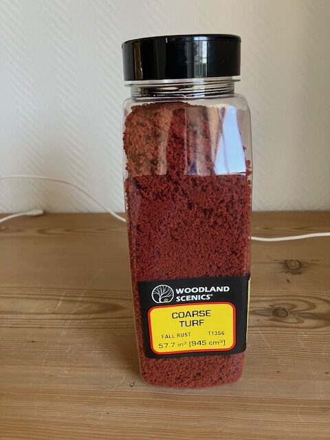 Woodland Scenics T 1356 Coarse Turf Fall Rust Strø dåse  945 cm3 Ny aldrig Brugt
