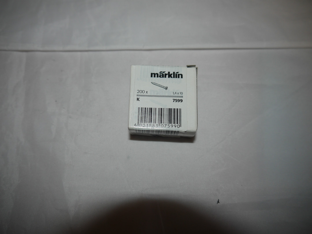 Märklin 7599 Skruer til K skinner Ny. H0 AC. 200 stk
