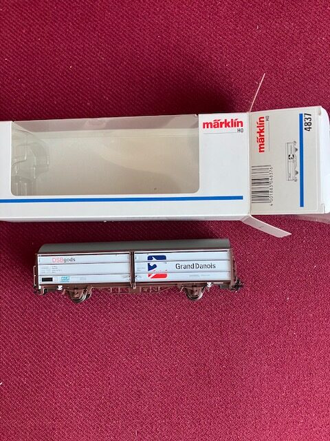 Märklin 4837 DSB Gods Grand Danois H0 Som ny fra Samling.