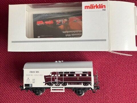 Märklin DSB Frichs MY 1201-02 vogn H0 Som ny. Reklamevogn