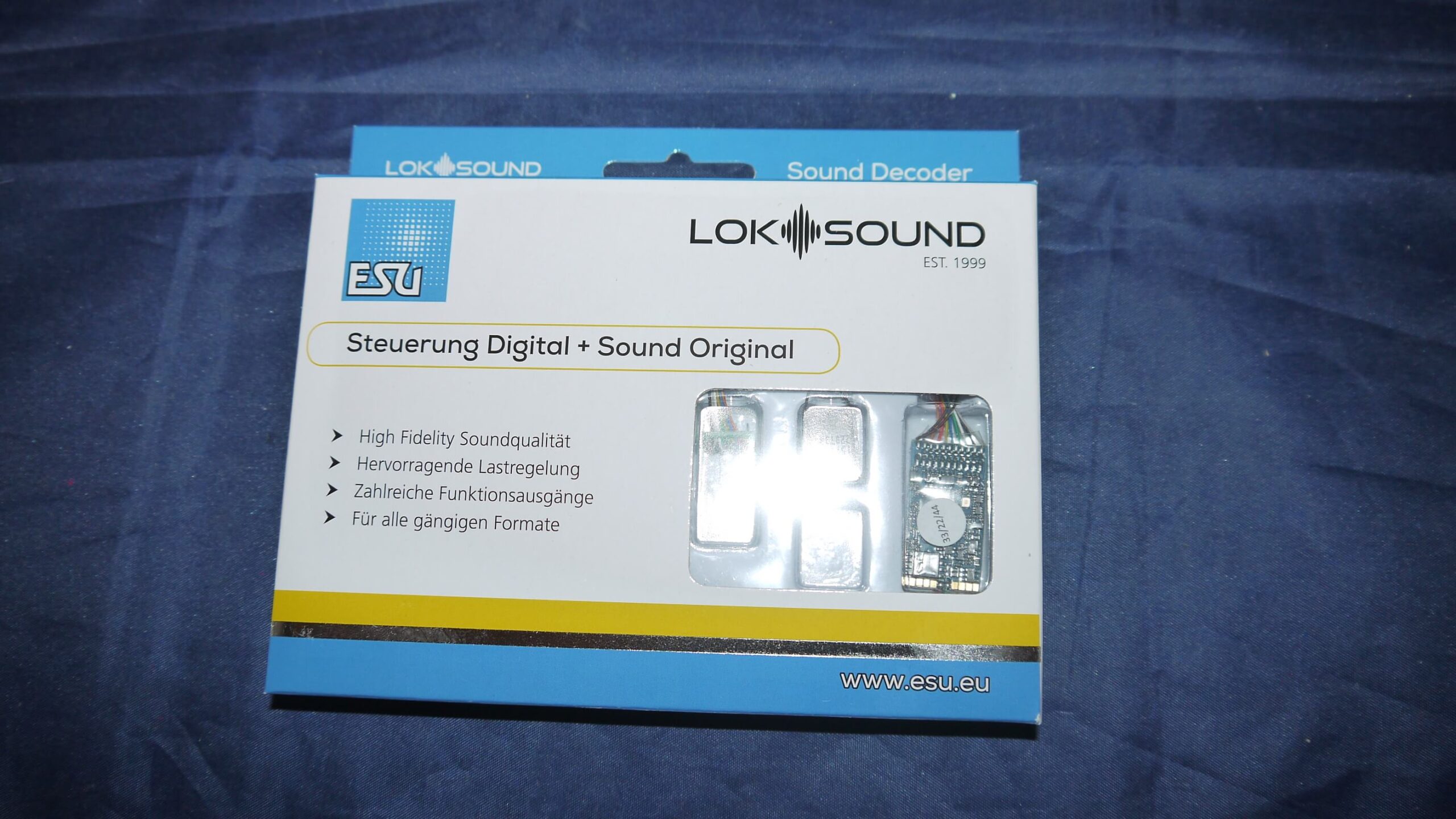 ESU 58410 Lok Sound 5 Lyd dekoder 8 pin. Nyt.