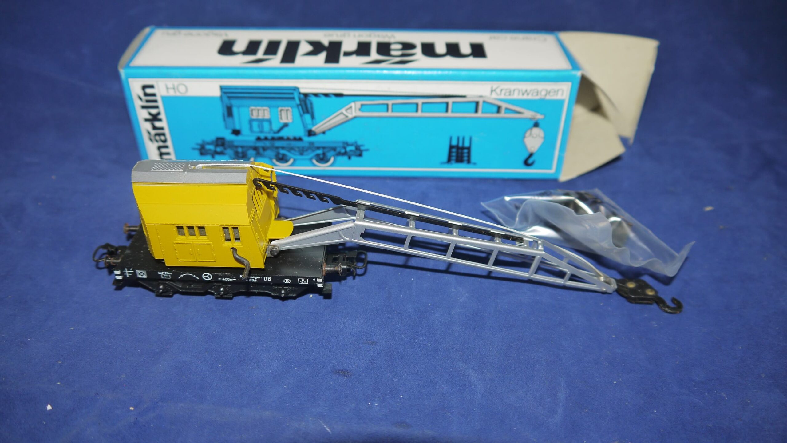 Märklin 4611 Gul kranvogn Ny i æske H0 AC