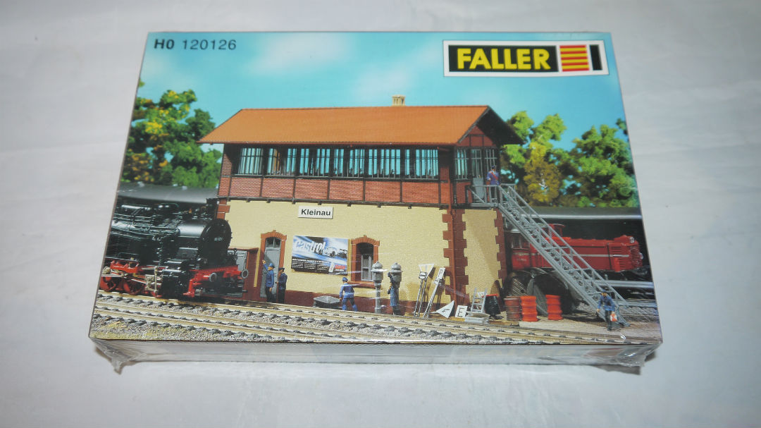 Faller 120126 Stellwerk " Kleinau". Signalhus. NYT Byggesæt i Æske. H0