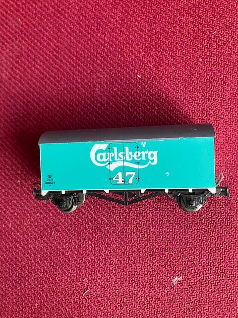 Togdillen Vogn Carlsberg 47 DSB H0. Brugt.