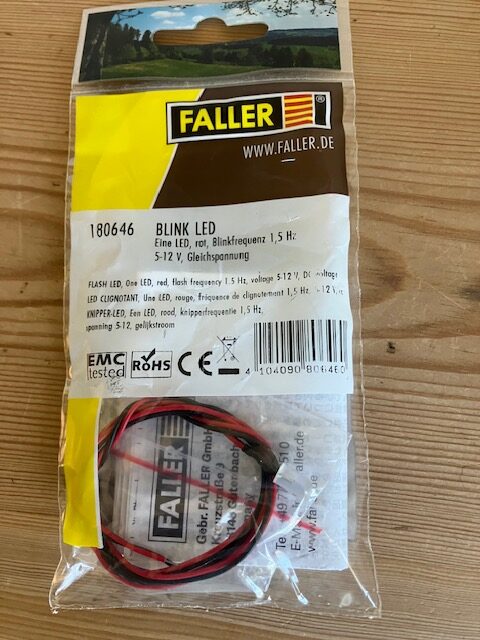 Faller 180646 Led lys blink 1,5 hz 5-12-V NY.