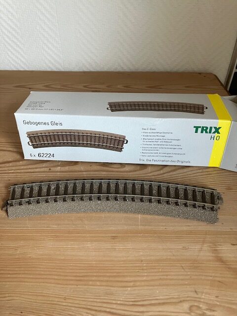 TRIX 62224 Buet til udligning Sporskift Ny H0 Pris pr stk,