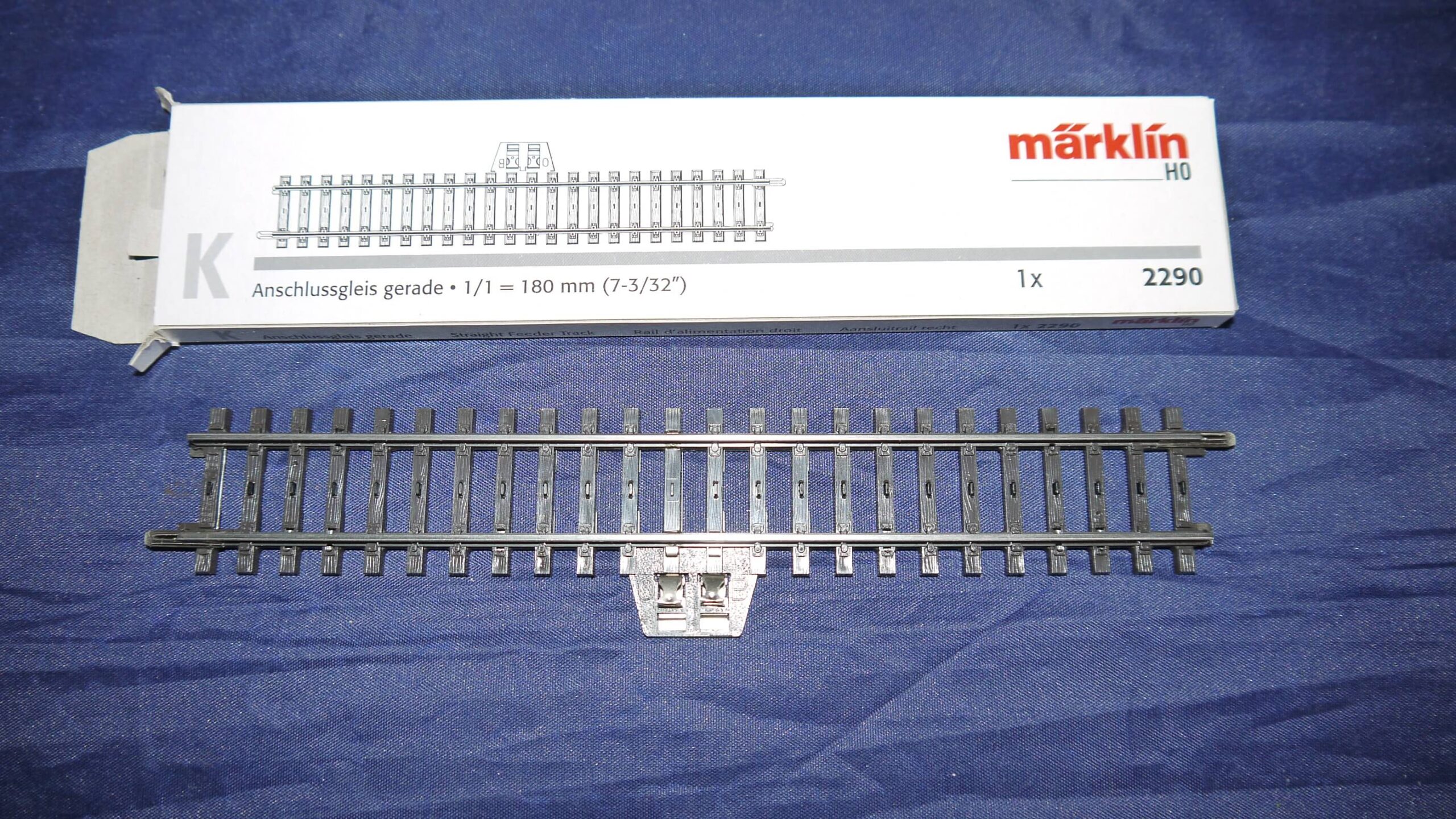 Märklin 2290 K Strømskinne ny i Æske H0 AC Pris pr styk
