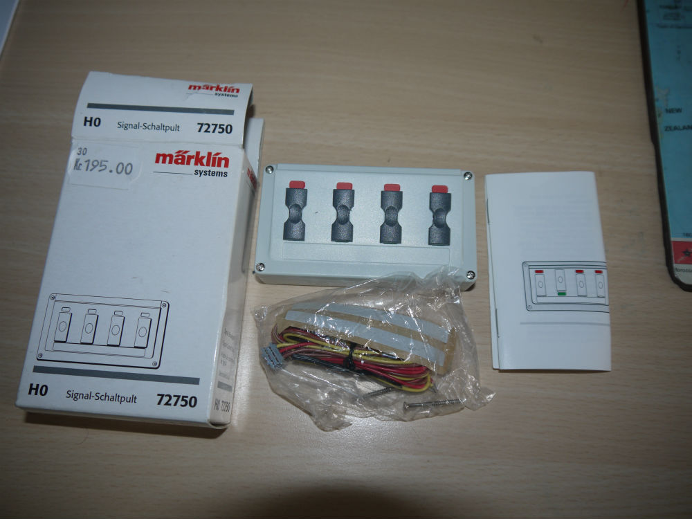Märklin 72750 Signal Skiftepult Ny i Æske H0 AC. Pris pr stk
