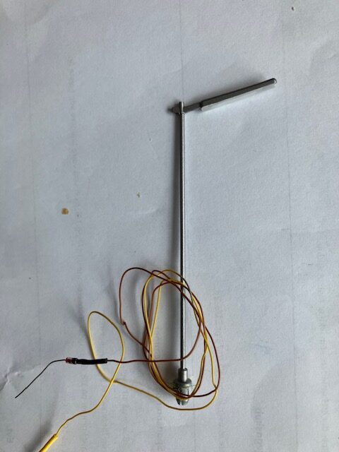 Mast Med lampe ingen fabrikat. H0 Brugt Har flere. 16 volt