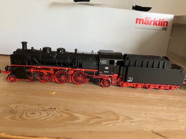 Märklin 39034 Damp lok Br 18 505 DB med MFX og Lyd let brugt som Nyt.