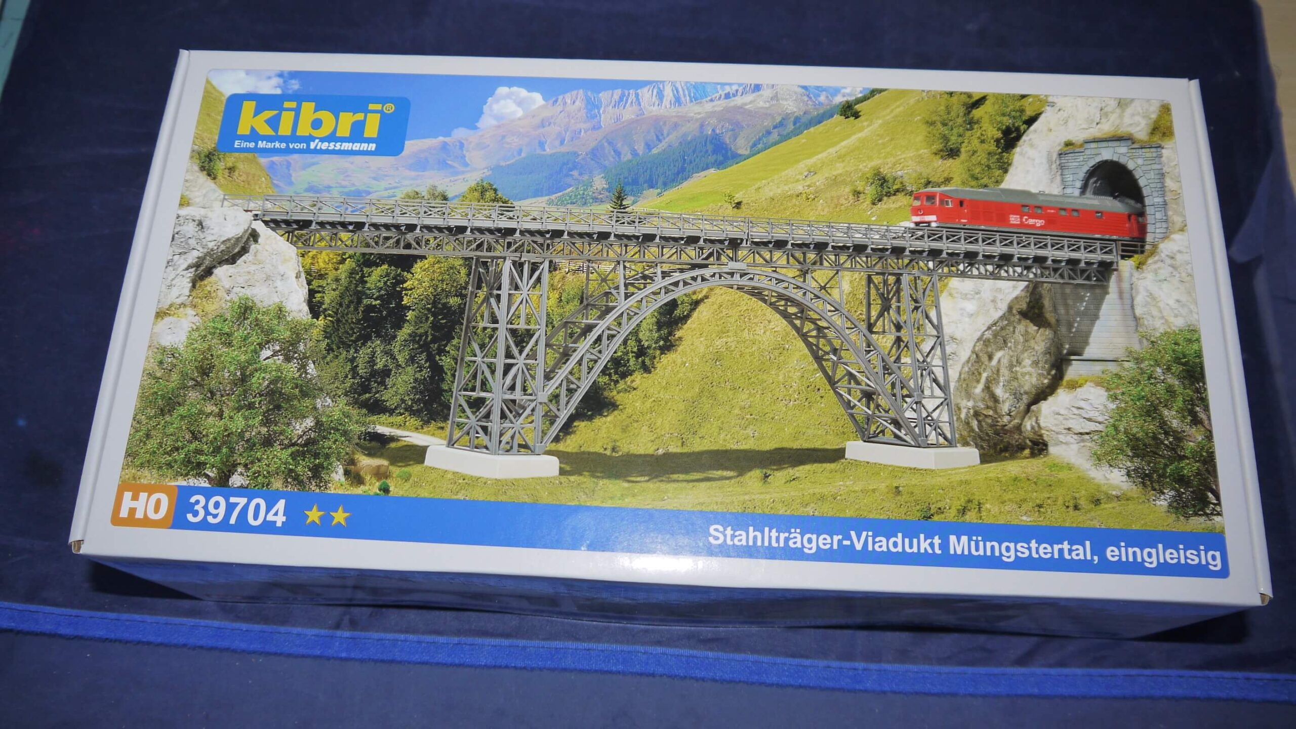 Kibri 39704 Jernbanebro l 70x5-h 17,5  b 9,0 Cm Byggesæt H0