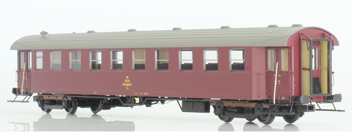 DEKAS. DK-876146 DSB CL 50 86 29 25 507-8 , ca 1967-80 H0 Ved køb af 3 vogne -20 %