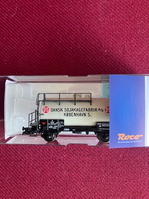 ROCO 66817 DSB DS Dansk SojakageFabrik A/S KBN Som Ny i Æske. H0.DC,