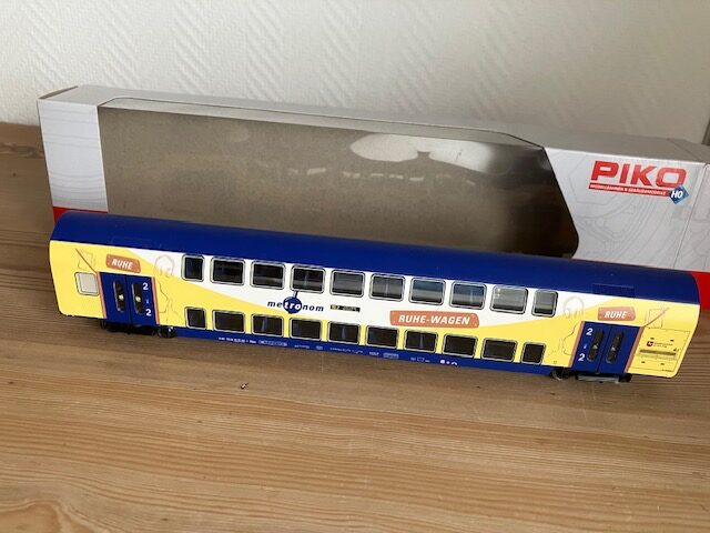 Piko Metronom dobb dækker vogn RUHE Wagen Let Brugt Som Ny..