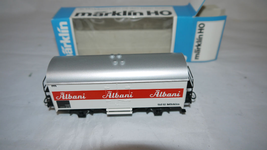 Märklin Albani Godsvogn " Tid til Märklin" H0 AC.