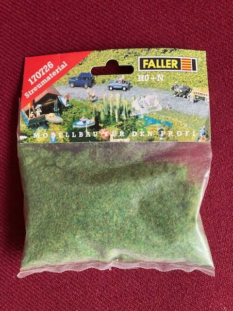 Faller 170726 Strømateriale Grøn H0+N 35 g.
