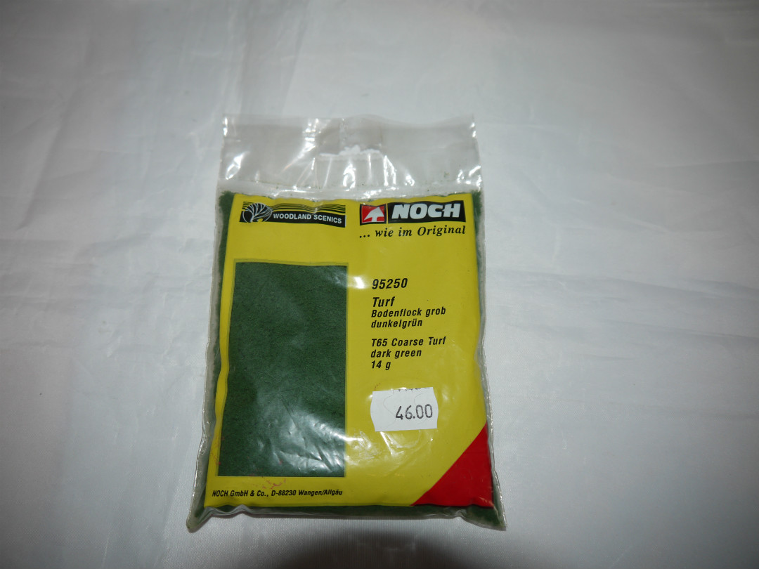 NOCH 95250  Turf Bodenflock Grob Dunkelgrun 14 g