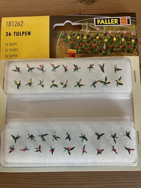 Faller 181262 36 Tulipaner Nye i Pakning H0