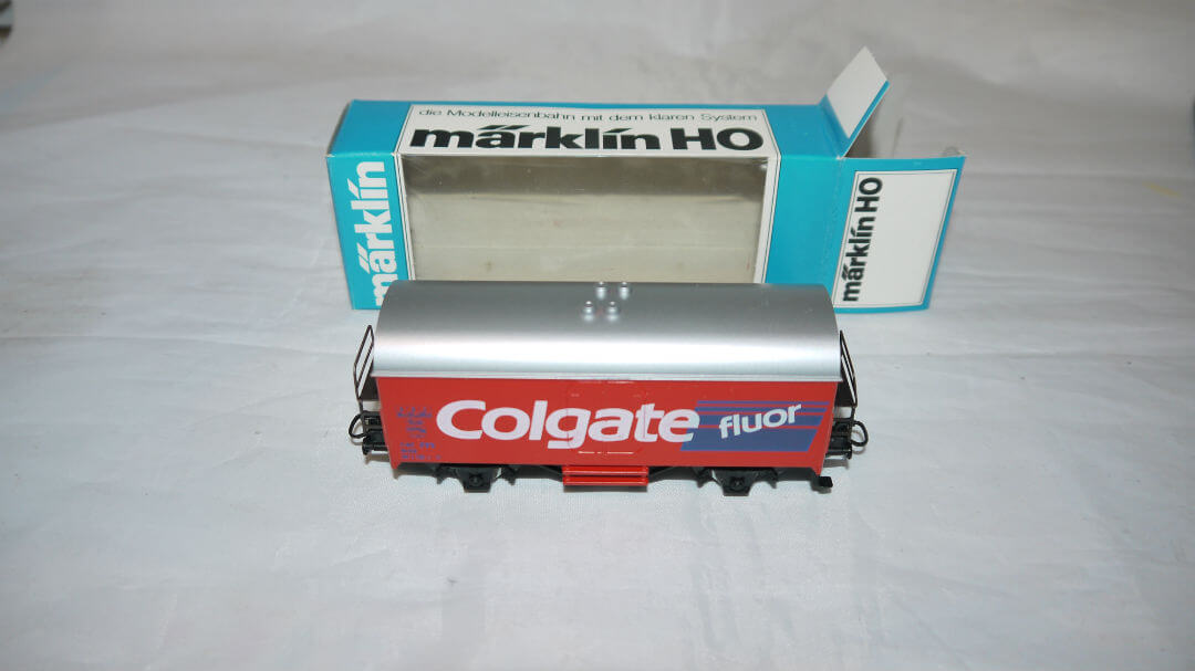 Märklin Colgate Flour DSB som ny i æske H0 AC,