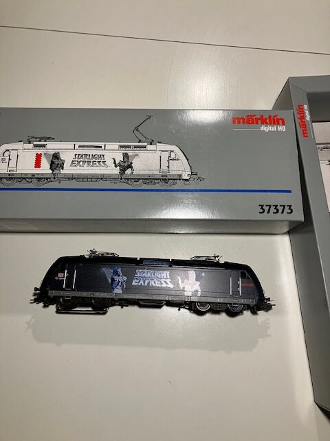 TILBUD Märklin 37373 El lok Br 101 Starlight Express Let Brugt pæn og Ok H0