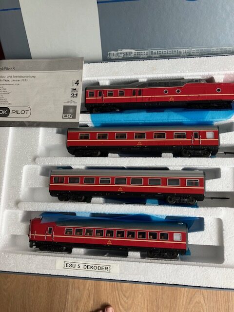 ROCO 63062 DSB MA 461 Med NY ESU 5,0 mfx dekoder Let brugt DC H0