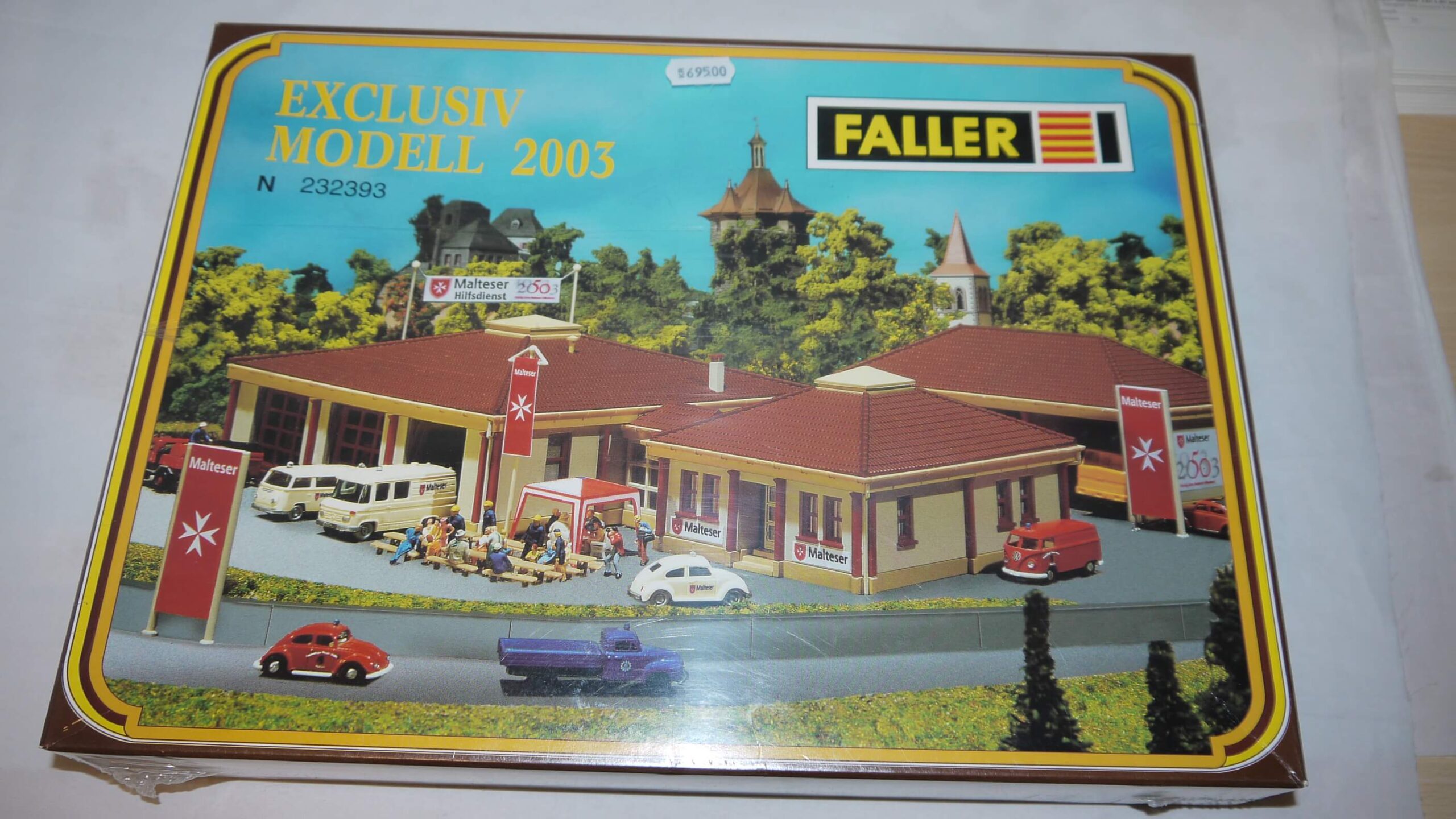 Faller 232393 Ambulancestation ( Malteser) Exclusiv Model Byggesæt Spor N